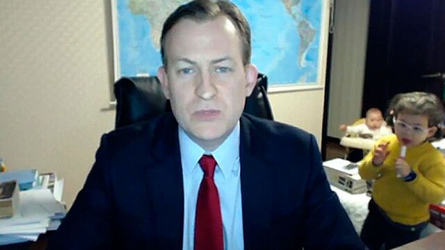 padre teletrabajo