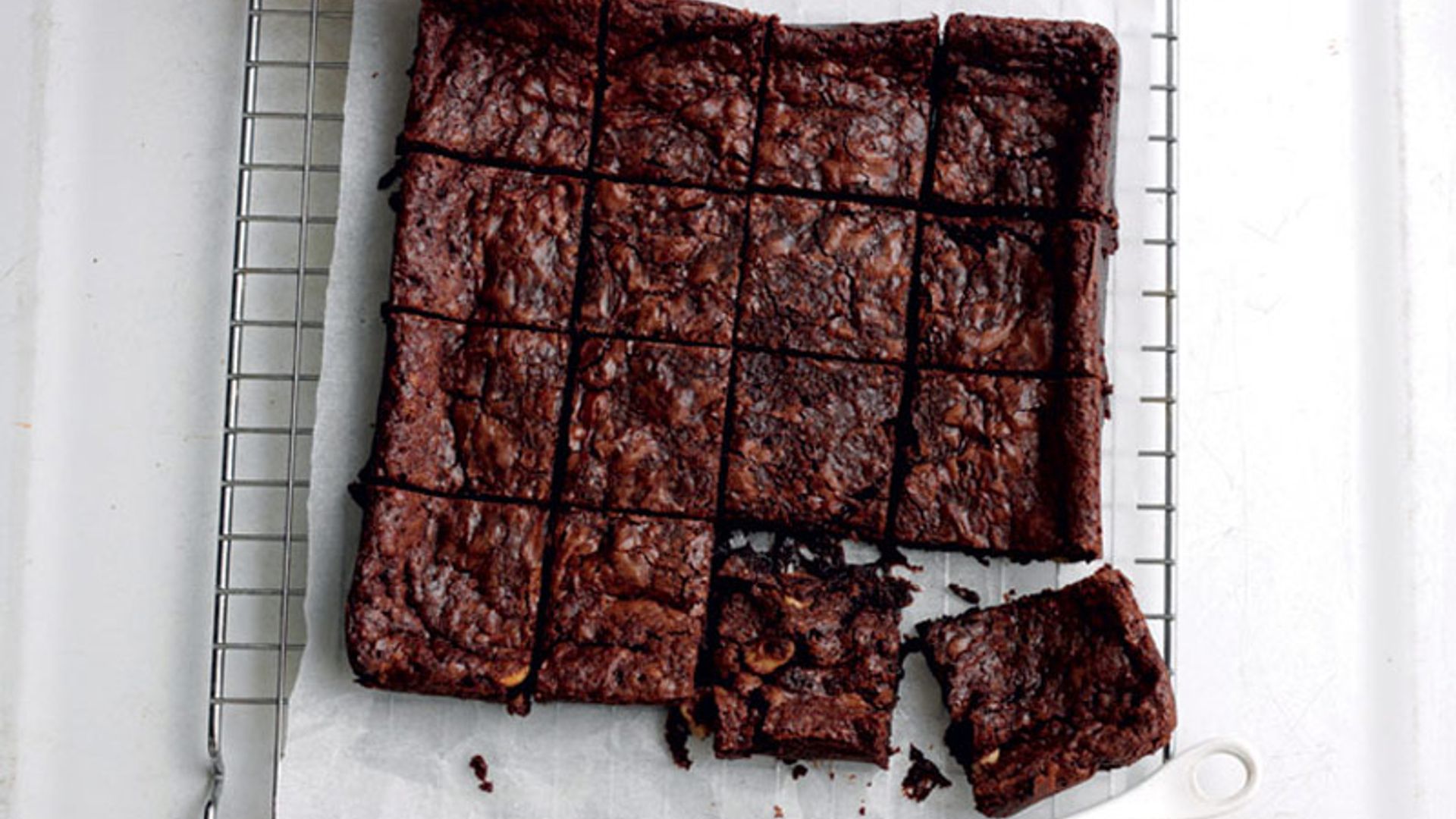 'Brownies' con dulce de leche y sal