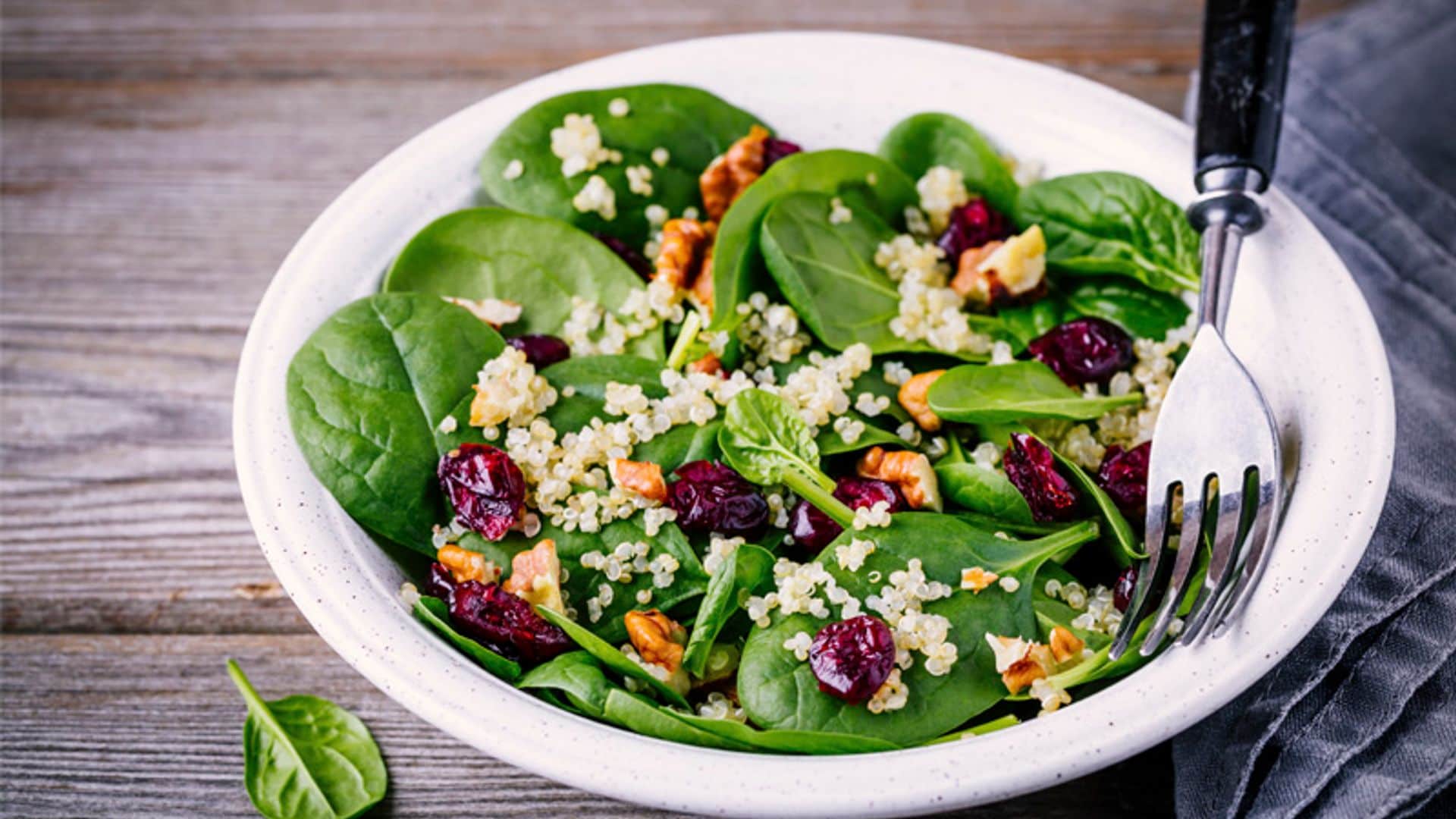 recetas ensaladas temporada tipos lechuga espinacas