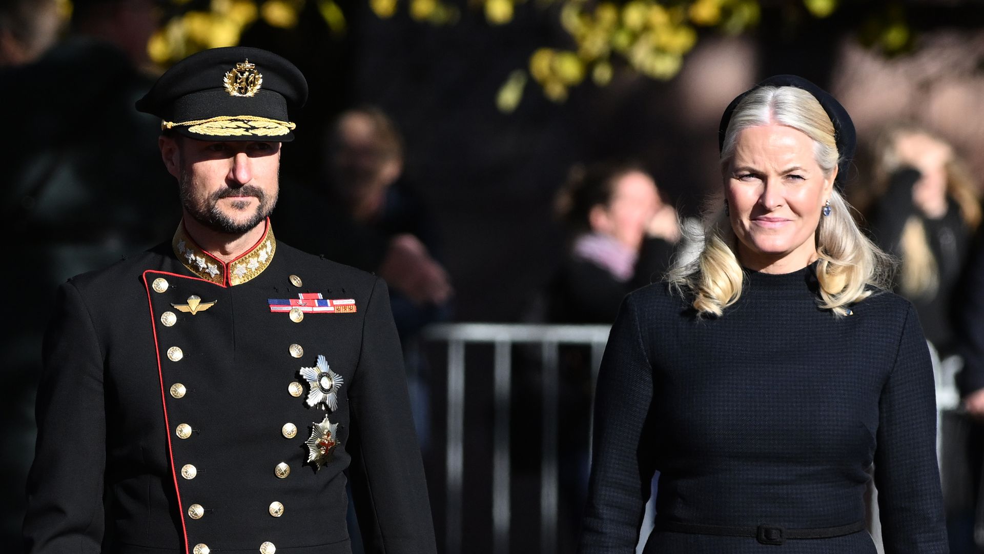 Haakon junto a Mette Marit en una imagen de 2024