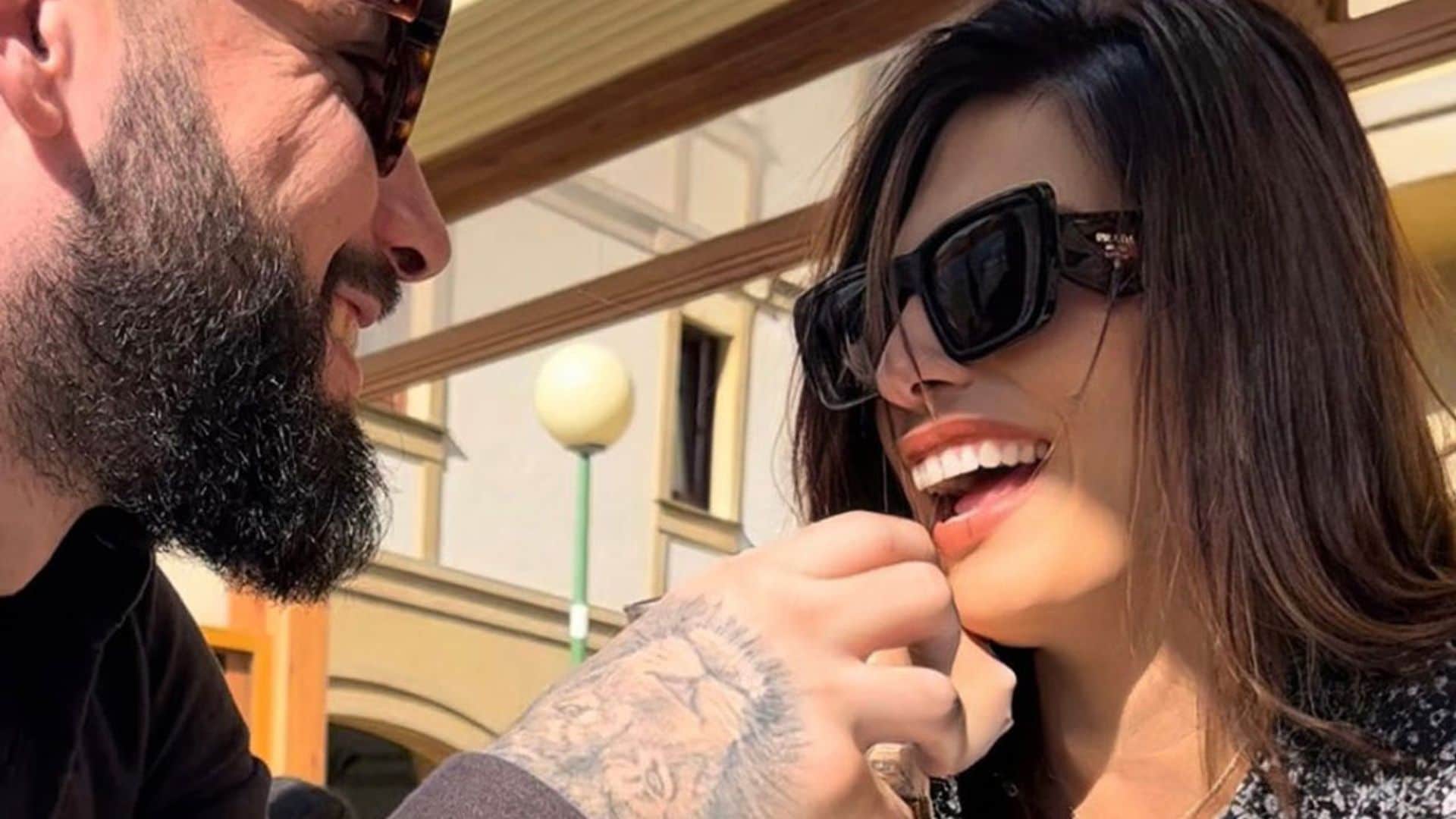 Primera imagen de Jota Peleteiro junto a la modelo Miriam Ruiz