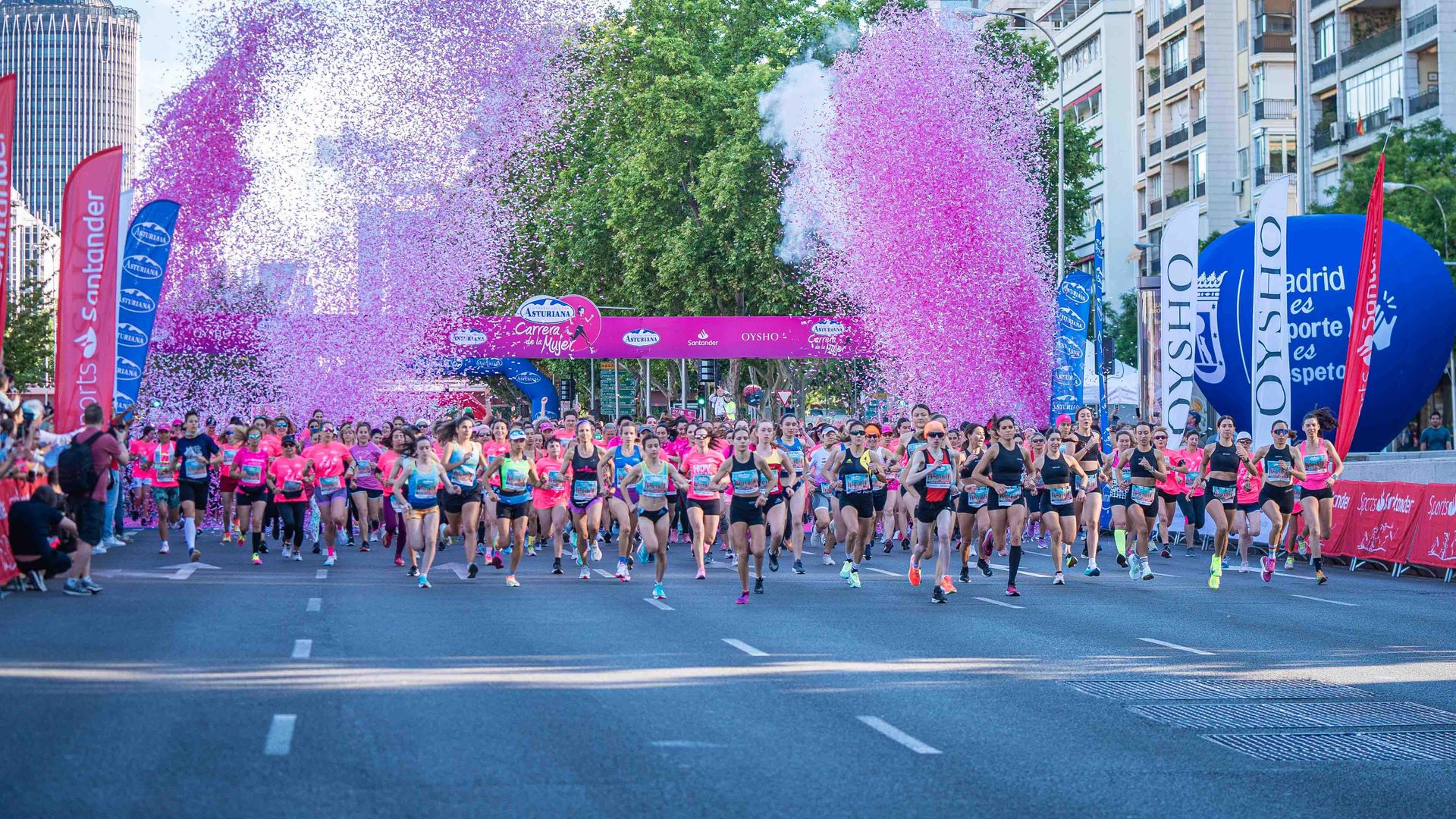 Carrera de la Mujer en Madrid organizada por Central Lechera Asturiana