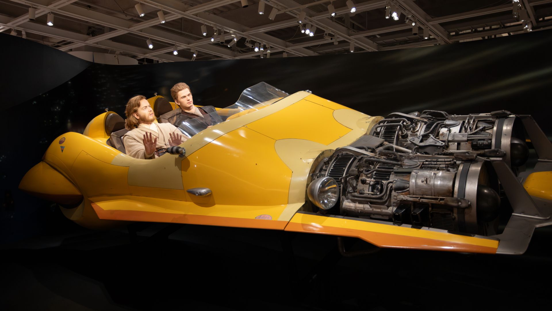 El museo cuenta con diferentes elementos inspirados en el universo de Star Wars.