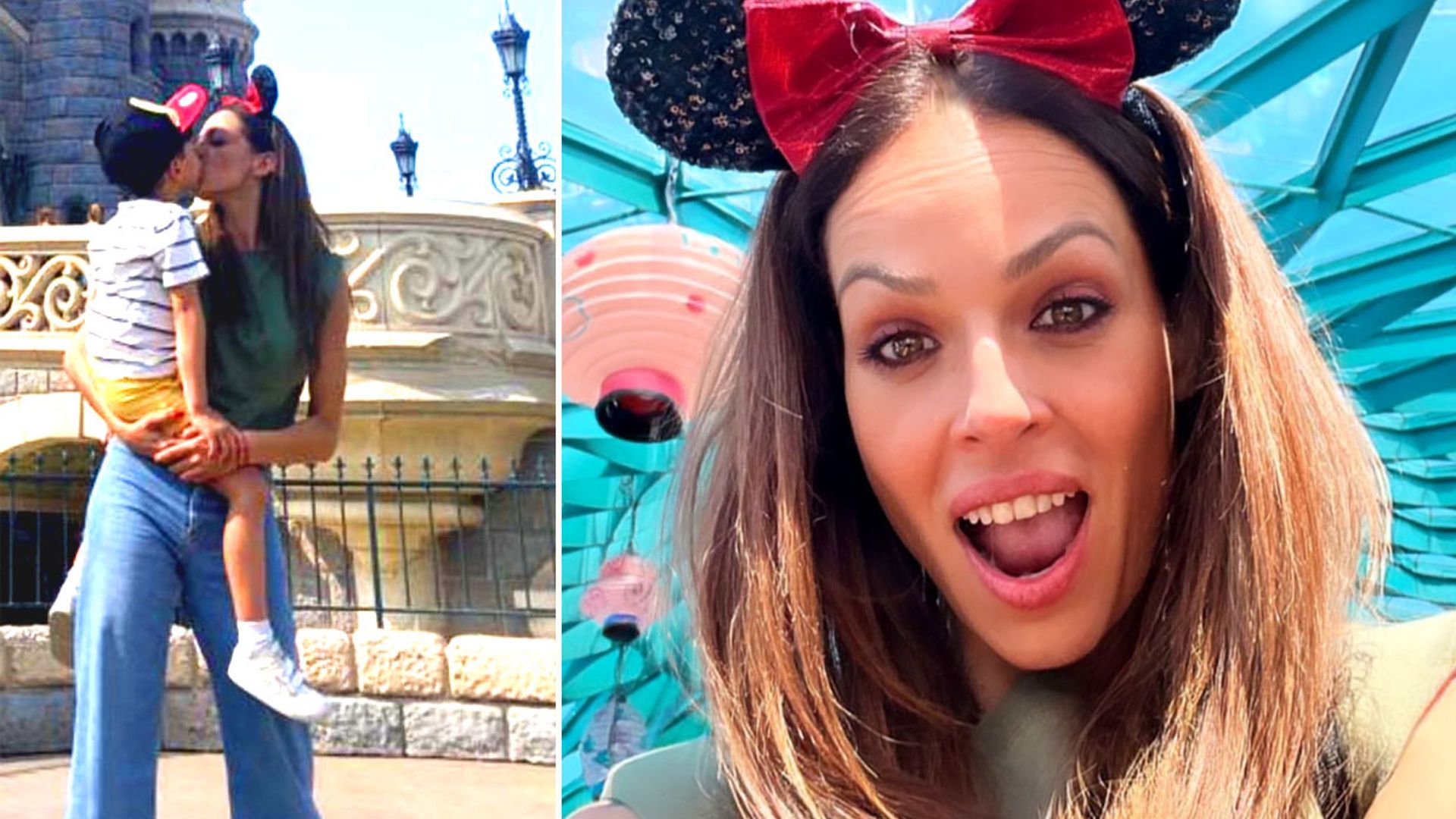 Eva González se come a besos a su hijo Cayetano durante su espectacular viaje a ¡Disney!