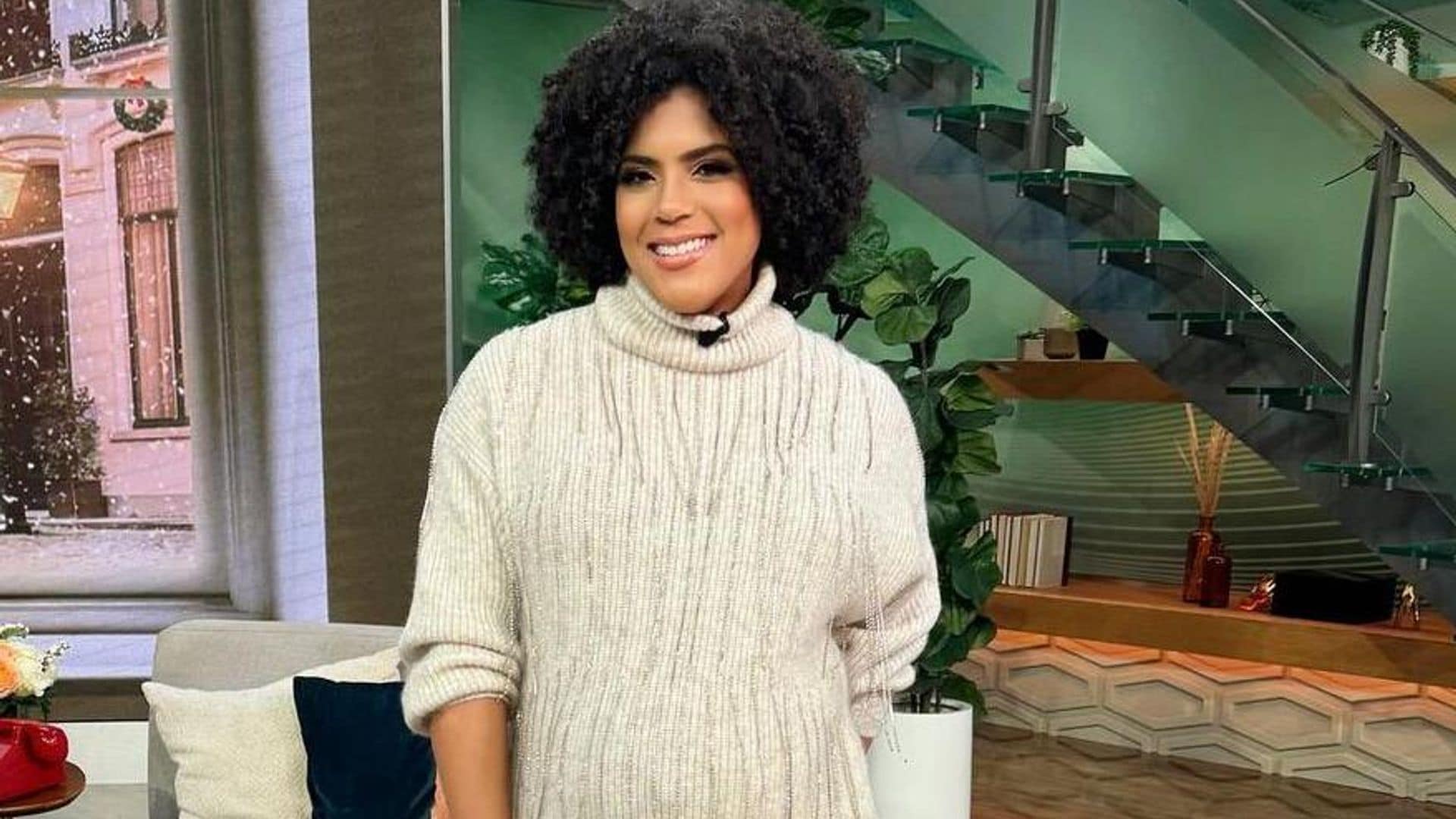 En la recta final de su embarazo, Francisca recibe el mejor regalo por parte de su esposo