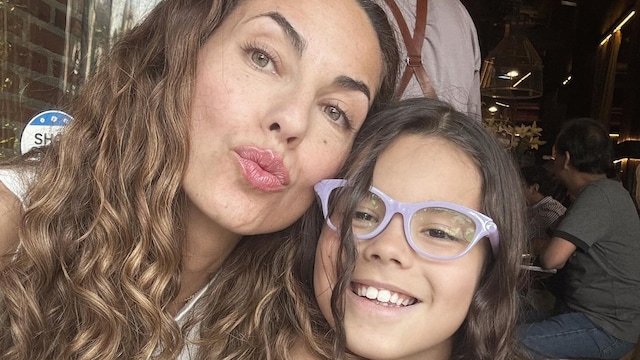 Bárbara Mori y su nieta Mila