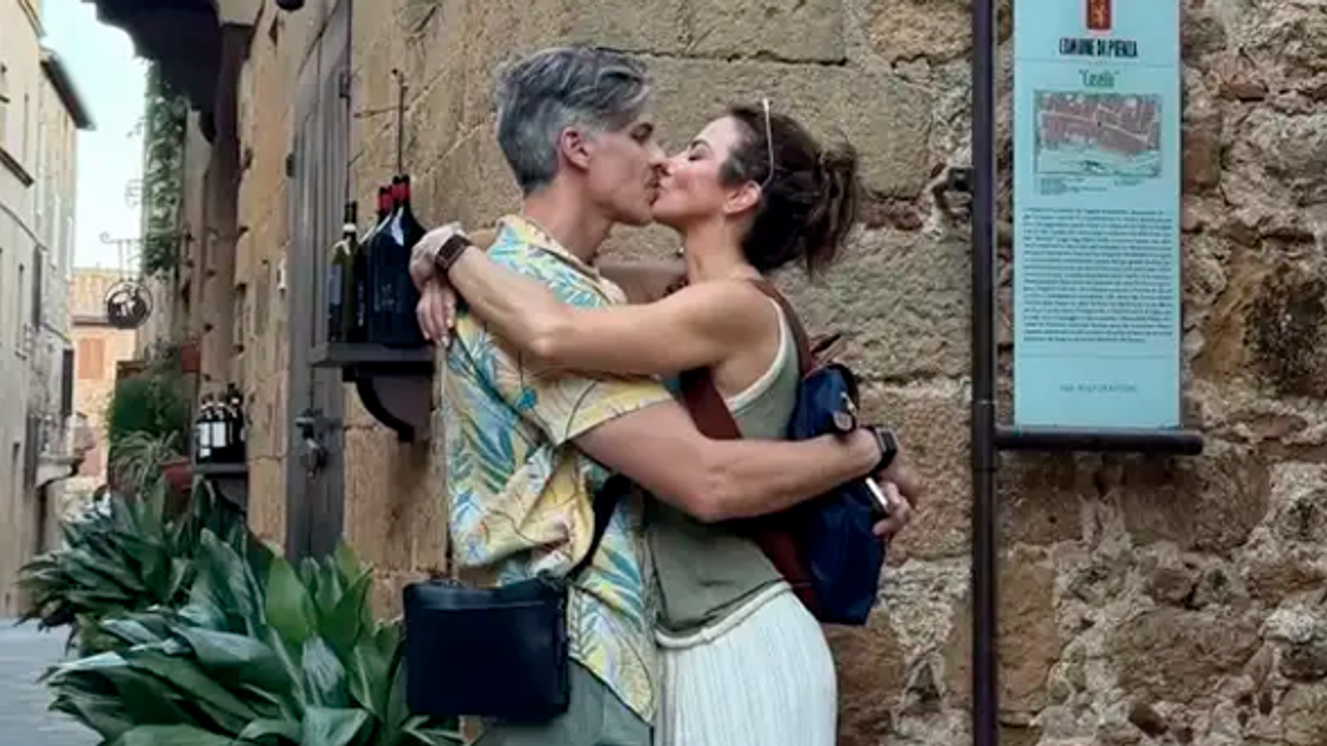 Silvia Nvarro y su novio