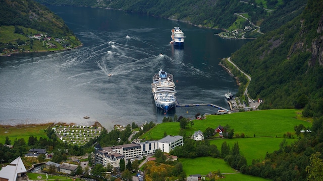 Fiordo de Geiranger en agosto de 2024