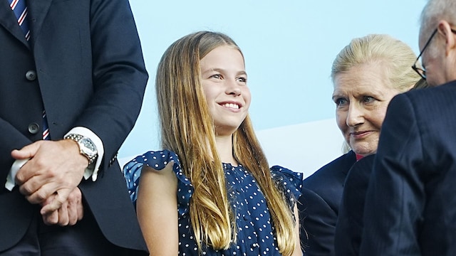 El príncipe Guillermo y la princesa Charlotte en la final de la Eurocopa 2025