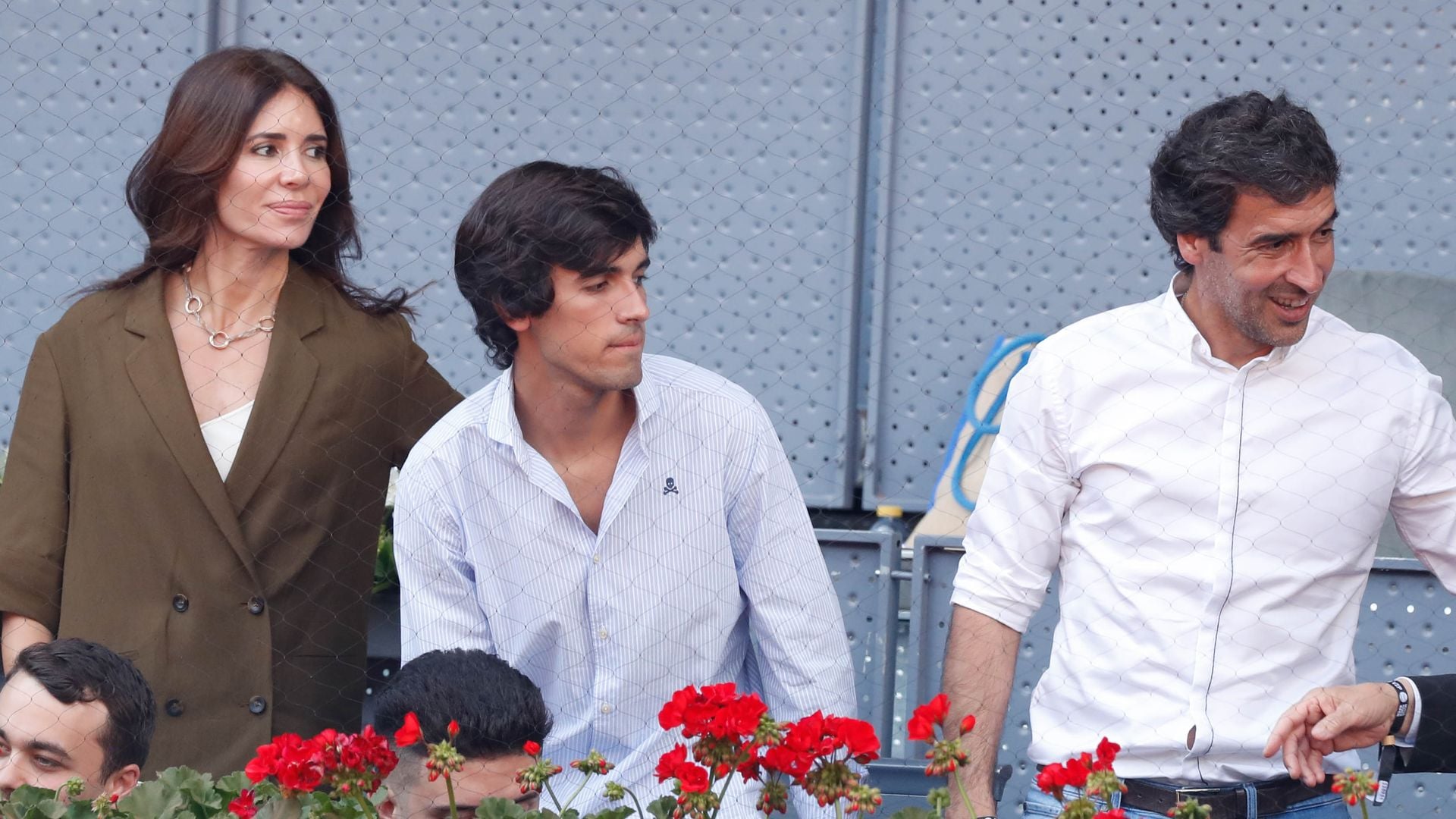 Raúl González se divierte con su hijo Hugo, de 23 años, practicando una de sus grandes pasiones