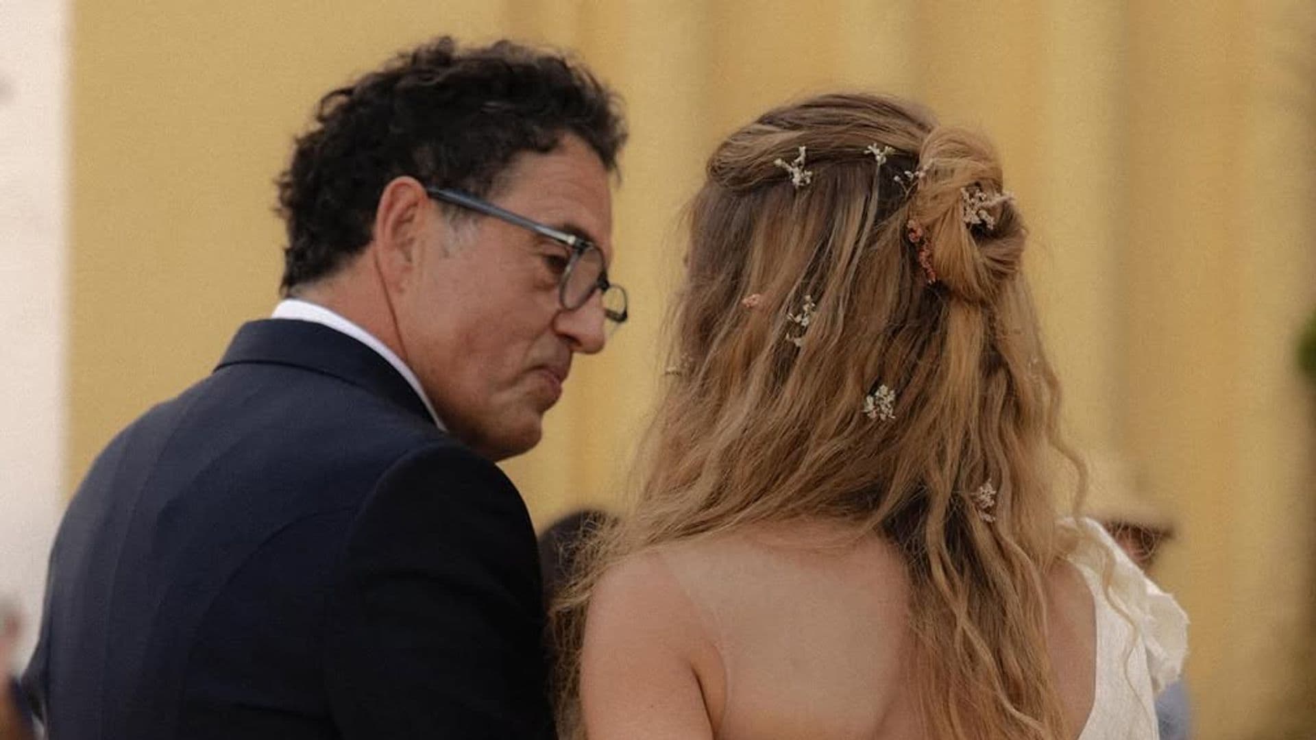 El padre de Belén Écija tras la boda de su hija: 'Es una fortuna estar vivo por poder acompañarte'