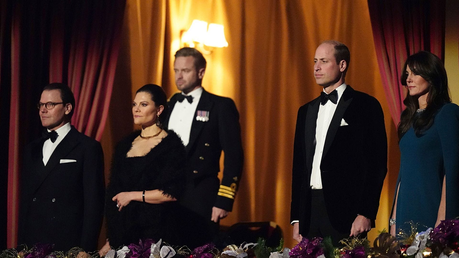 Victoria y Daniel de Suecia se unen a los príncipes de Gales en el gran espectáculo prenavideño del Royal Albert Hall