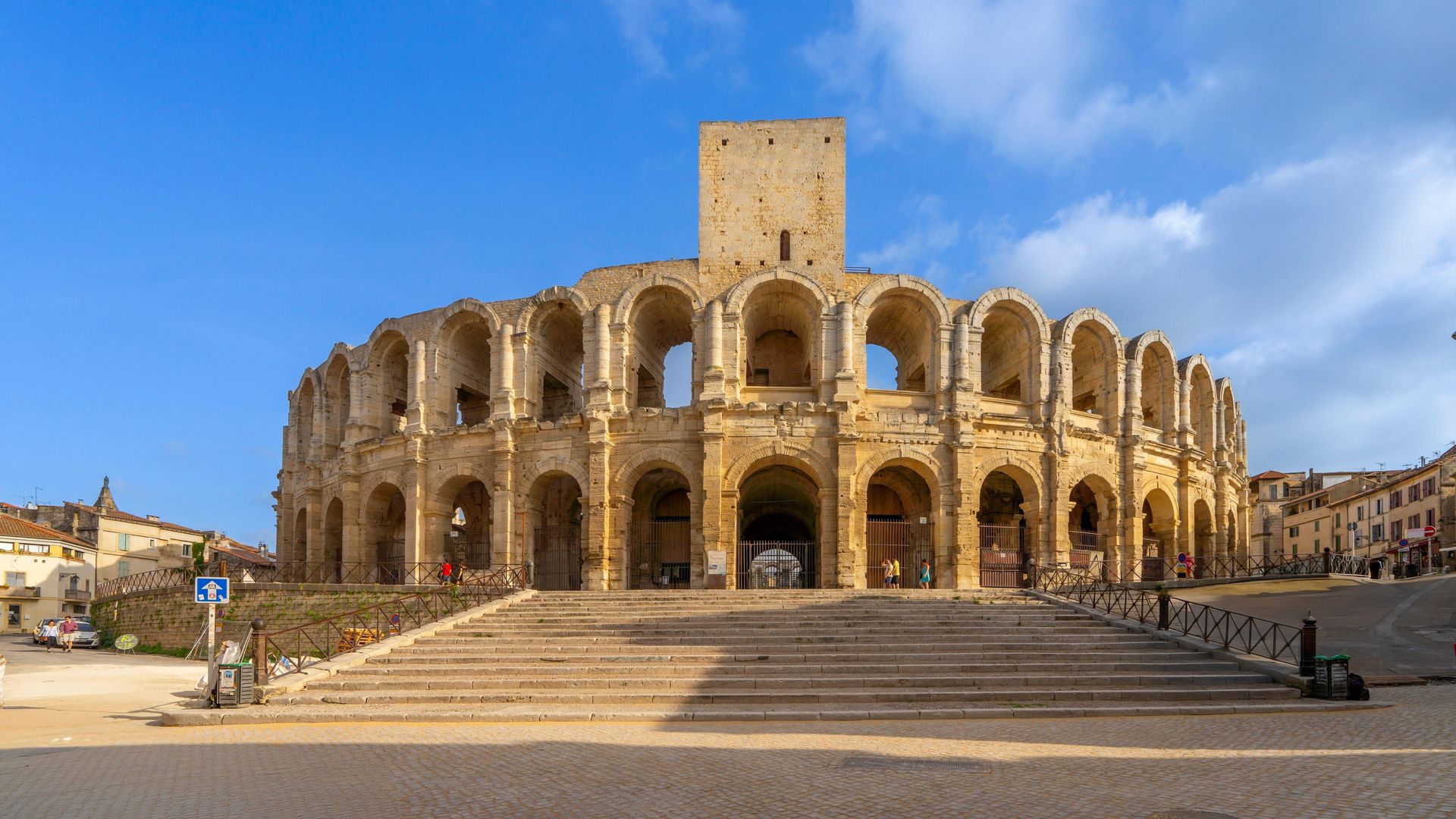 Anfiteatro romano de la ciudad francesa de Arlés