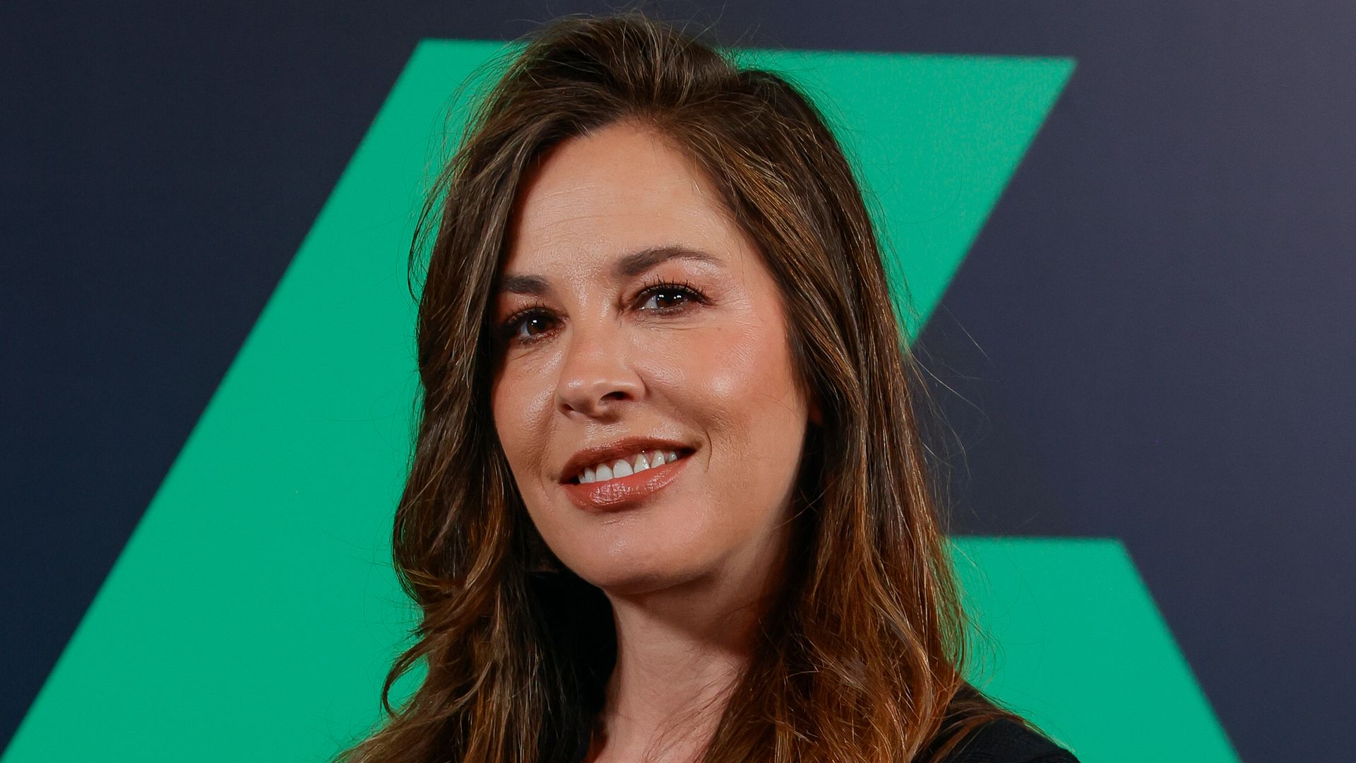Mamen Mendizábal, posando en el photocall del aniversario de El Intermedio