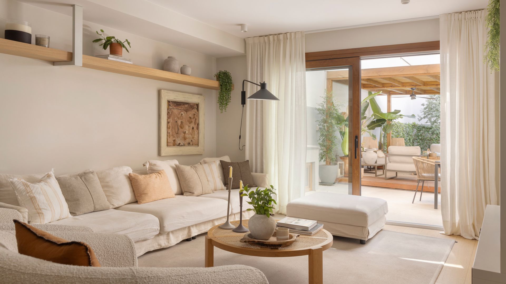 Salón con salida a la terraza