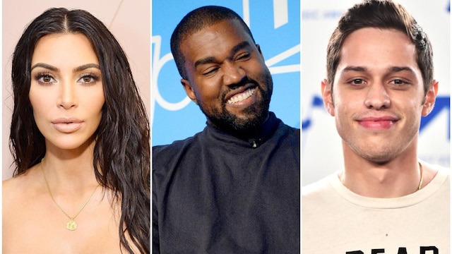 kim kardashian kanye west y pete davidson