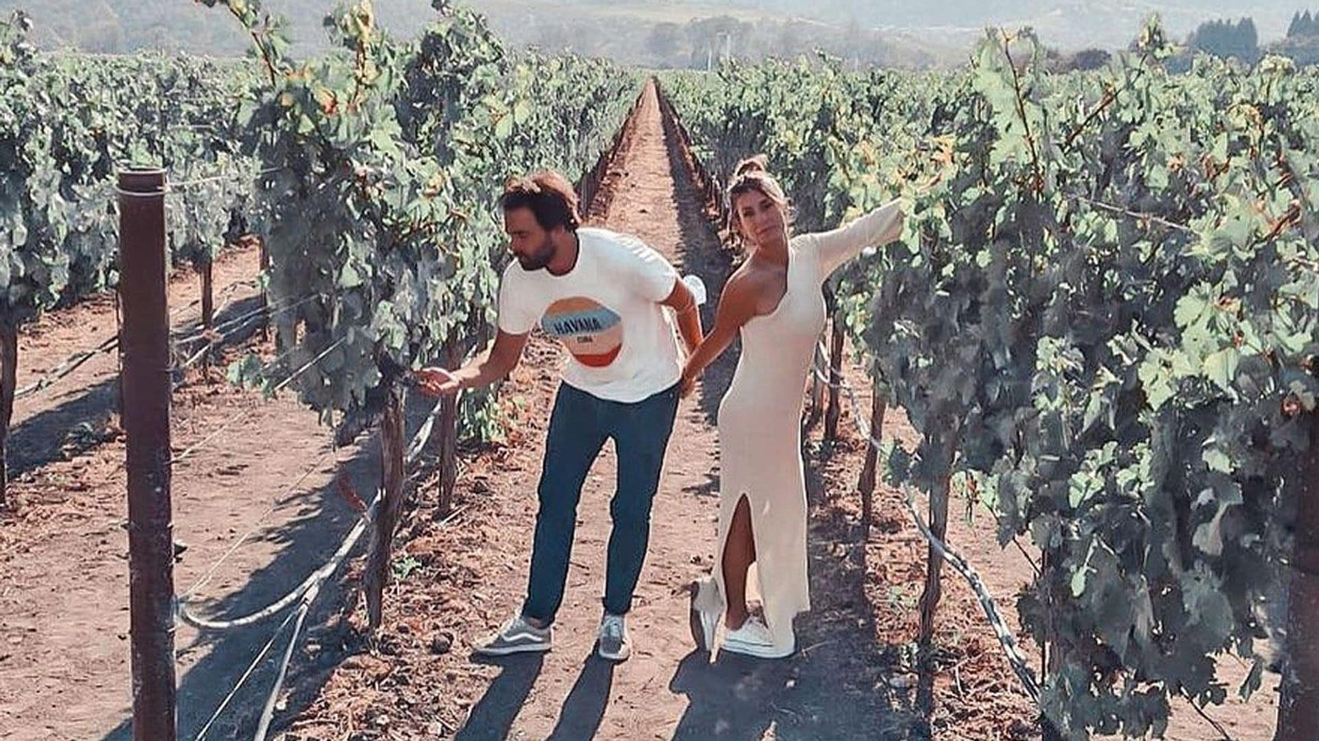 Entre viñedos y lugares históricos: Elena Tablada y Javier Ungría viven una segunda luna de miel en EE.UU.