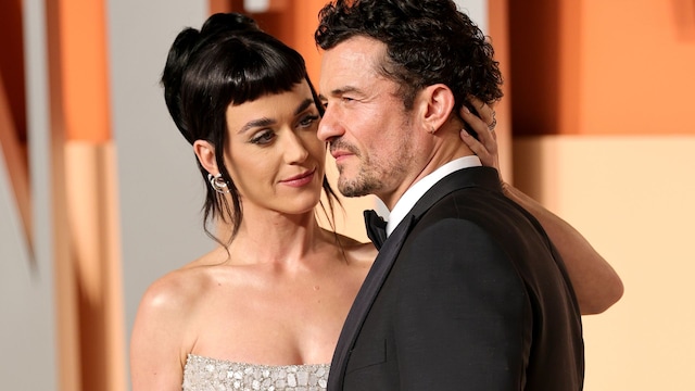 Katy Perry y Orlando Bloom en la fiesta de Vanity Fair