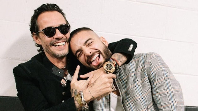 Marc Anthony y Maluma son buenos amigos.