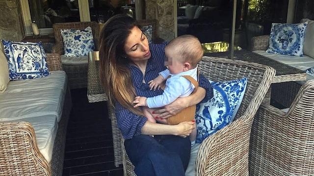 Lidia Bedman, con su hijo Hernán
