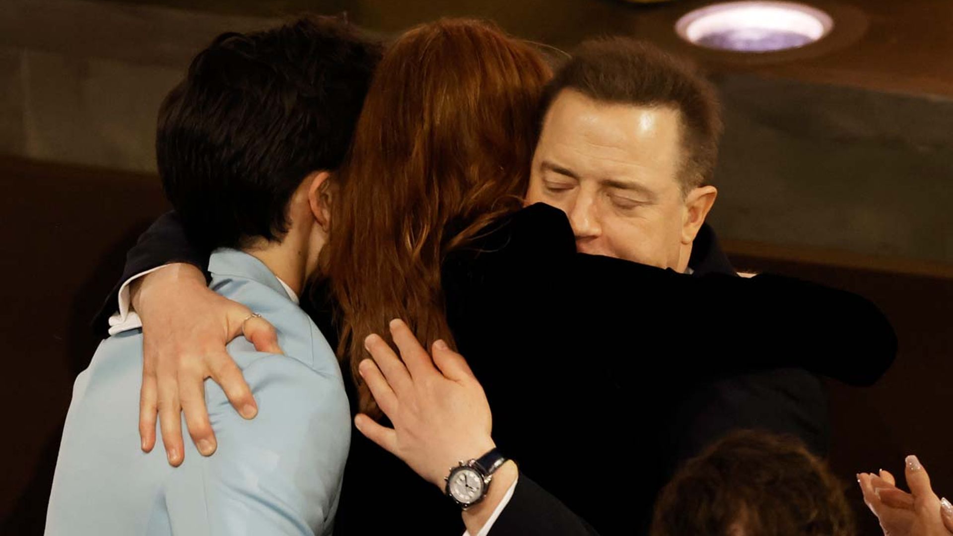 El motivo por el que Brendan Fraser se emociona al nombrar a su hijo mayor, ausente en la gala