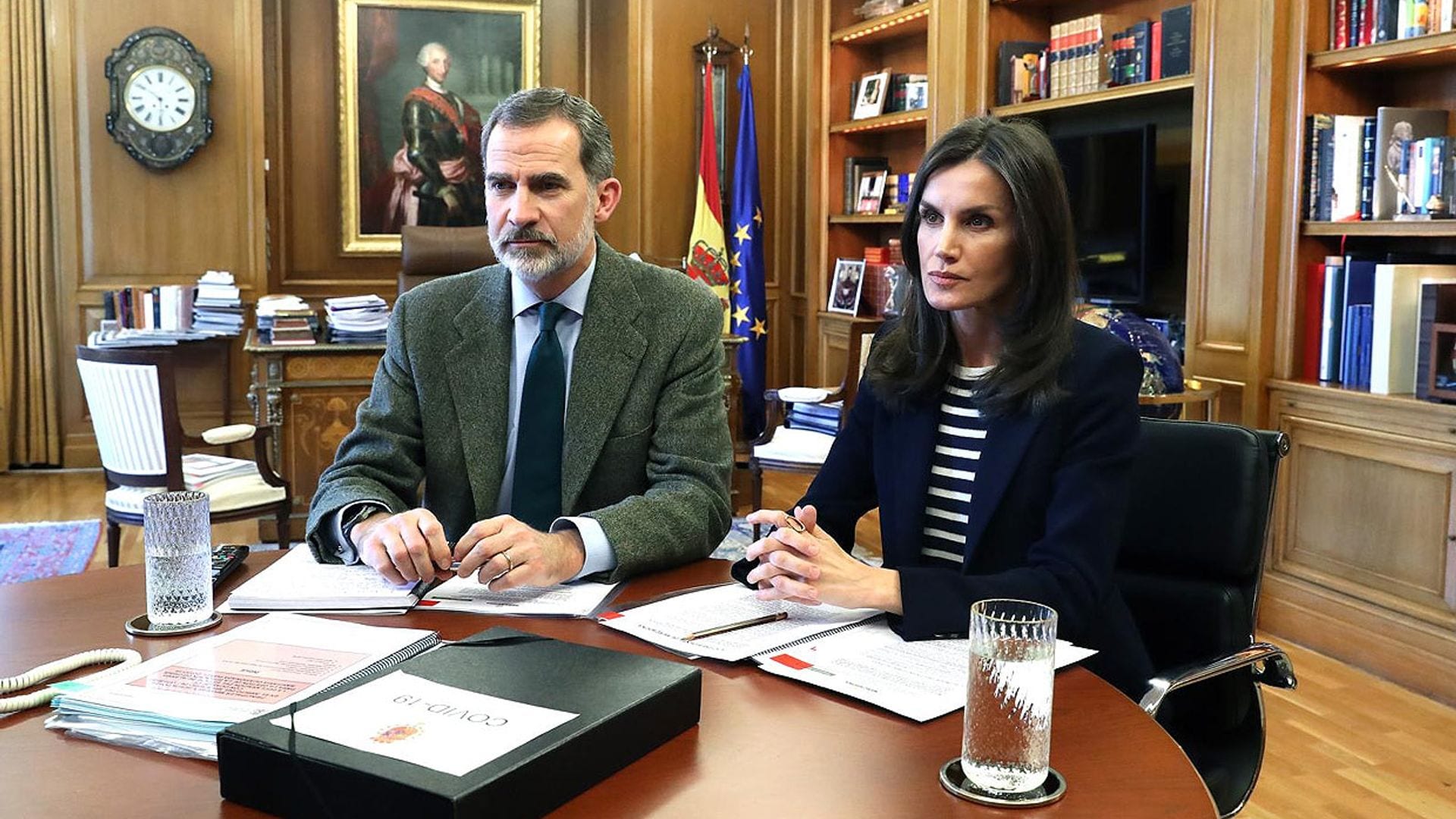 Primeras imágenes de doña Letizia tras el confinamiento decretado por el Gobierno