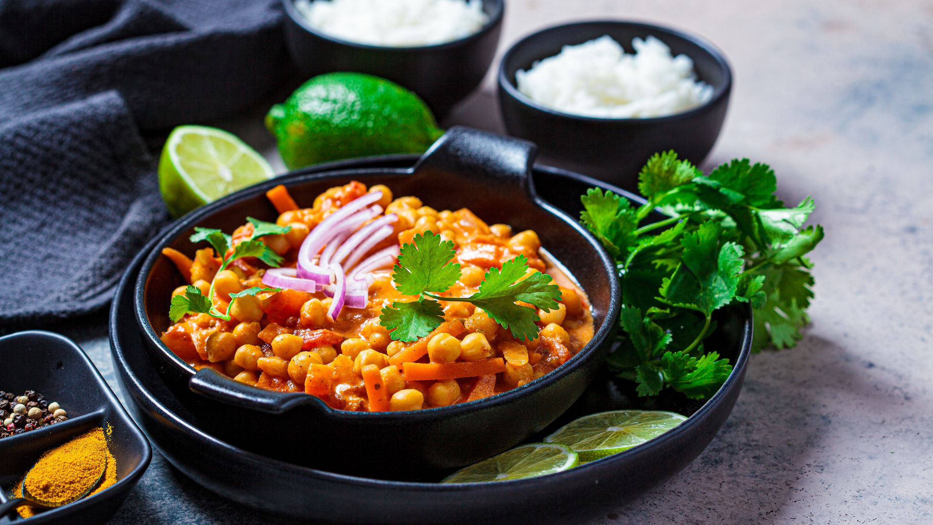 Garbanzos con curry