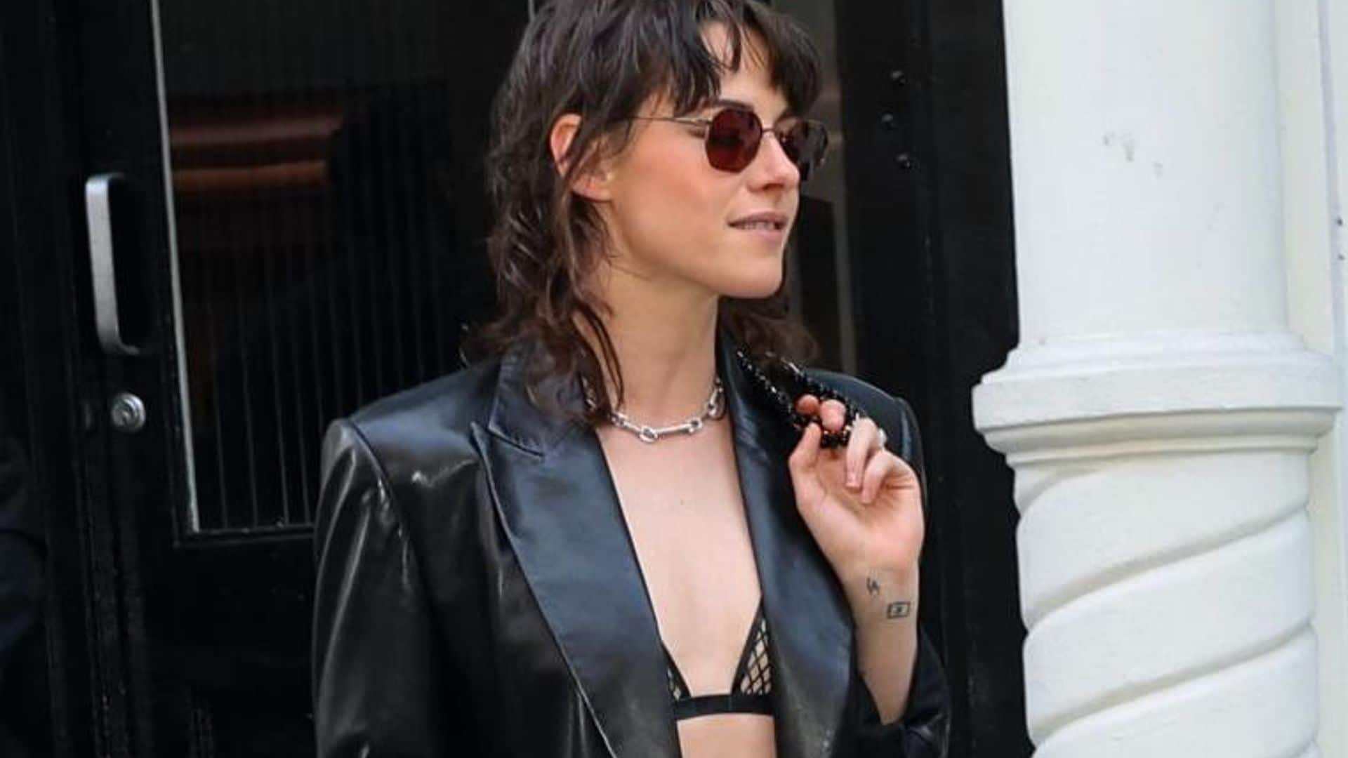 Así lleva Kristen Stewart la tendencia de lencería al descubierto