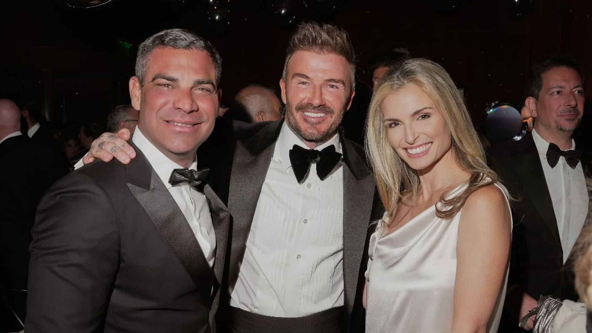 Beckham junto al alcalde de Miami, Francis Suárez