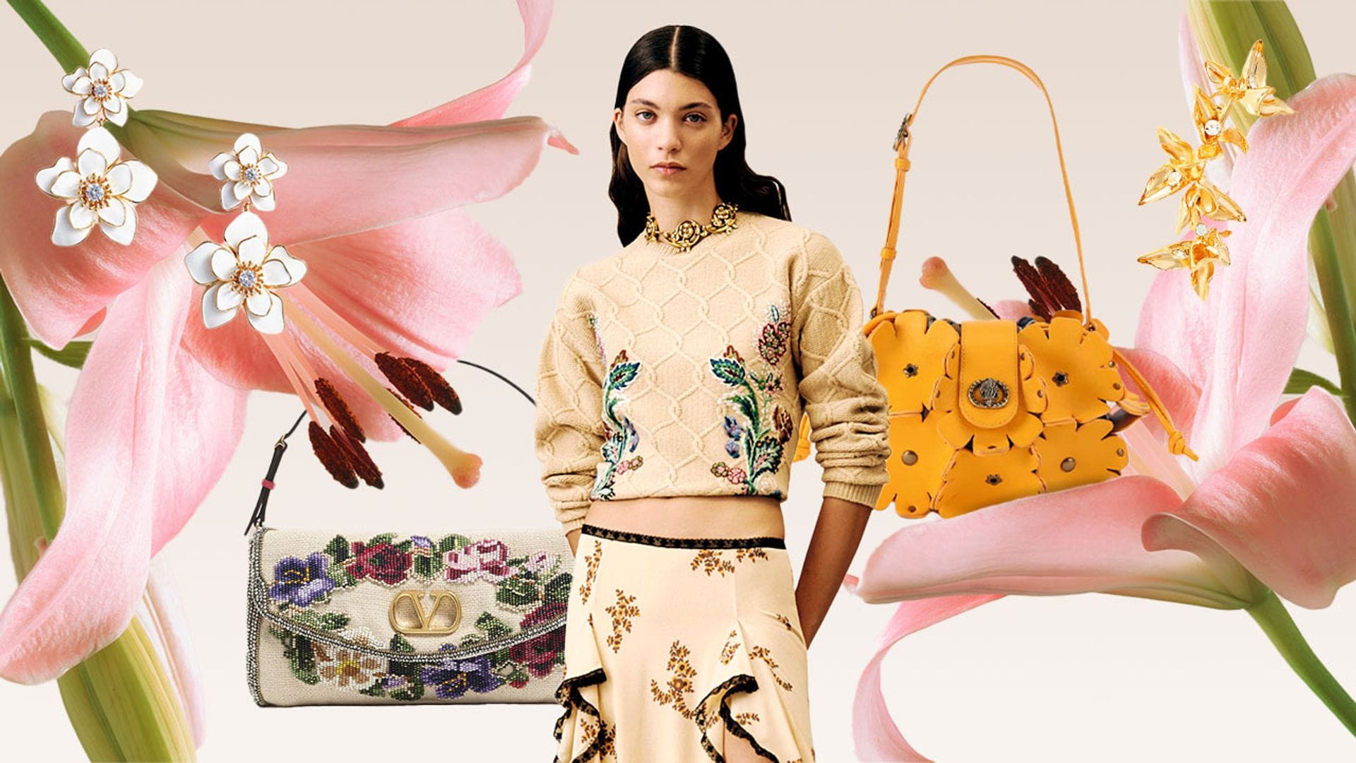 Blusas, faldas, bolsos y pendientes con flores que estrenarás en agosto y llevarás todo el otoño