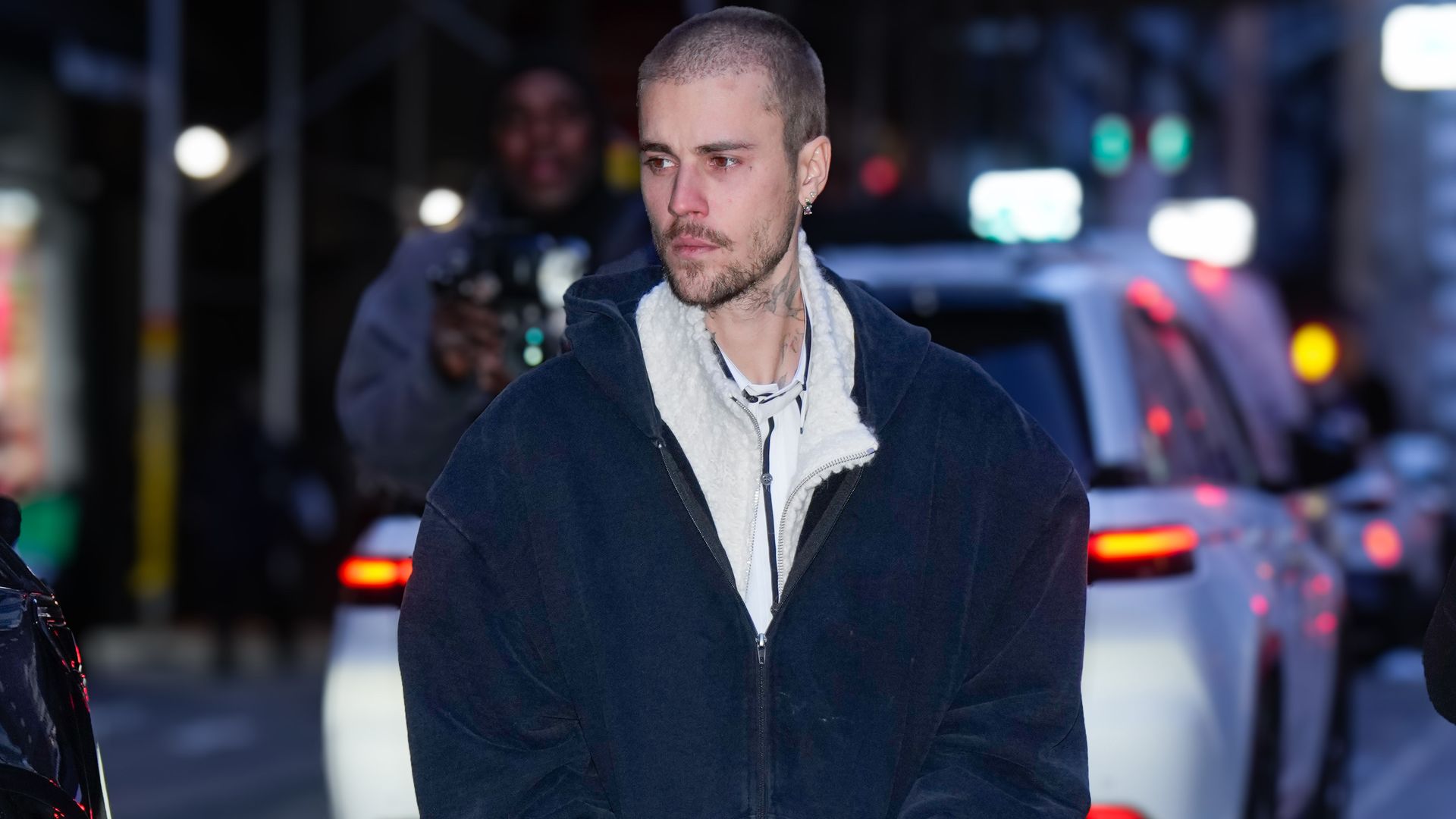 Justin Bieber visto en las calles de Nueva York en enero de 2025.
