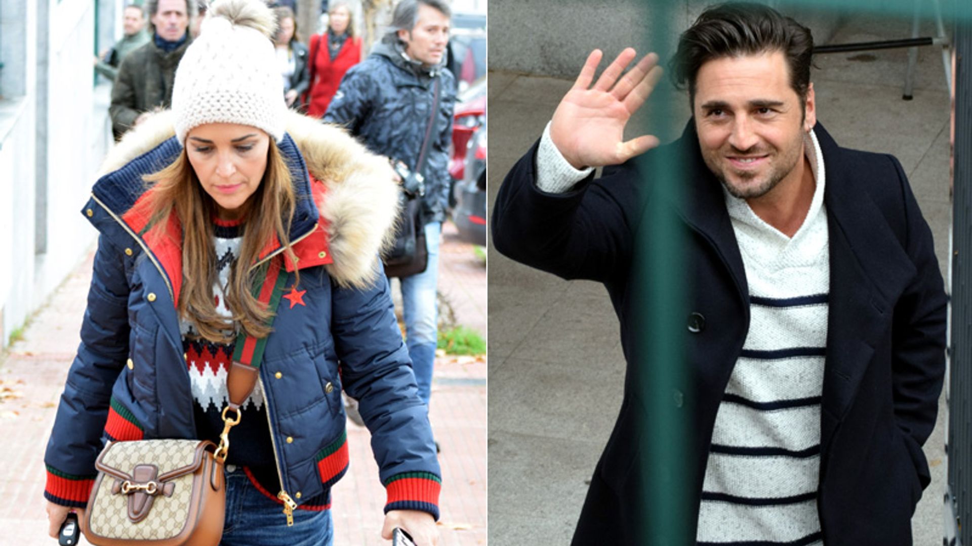 Paula Echevarría y David Bustamante coinciden en la función navideña de Daniella