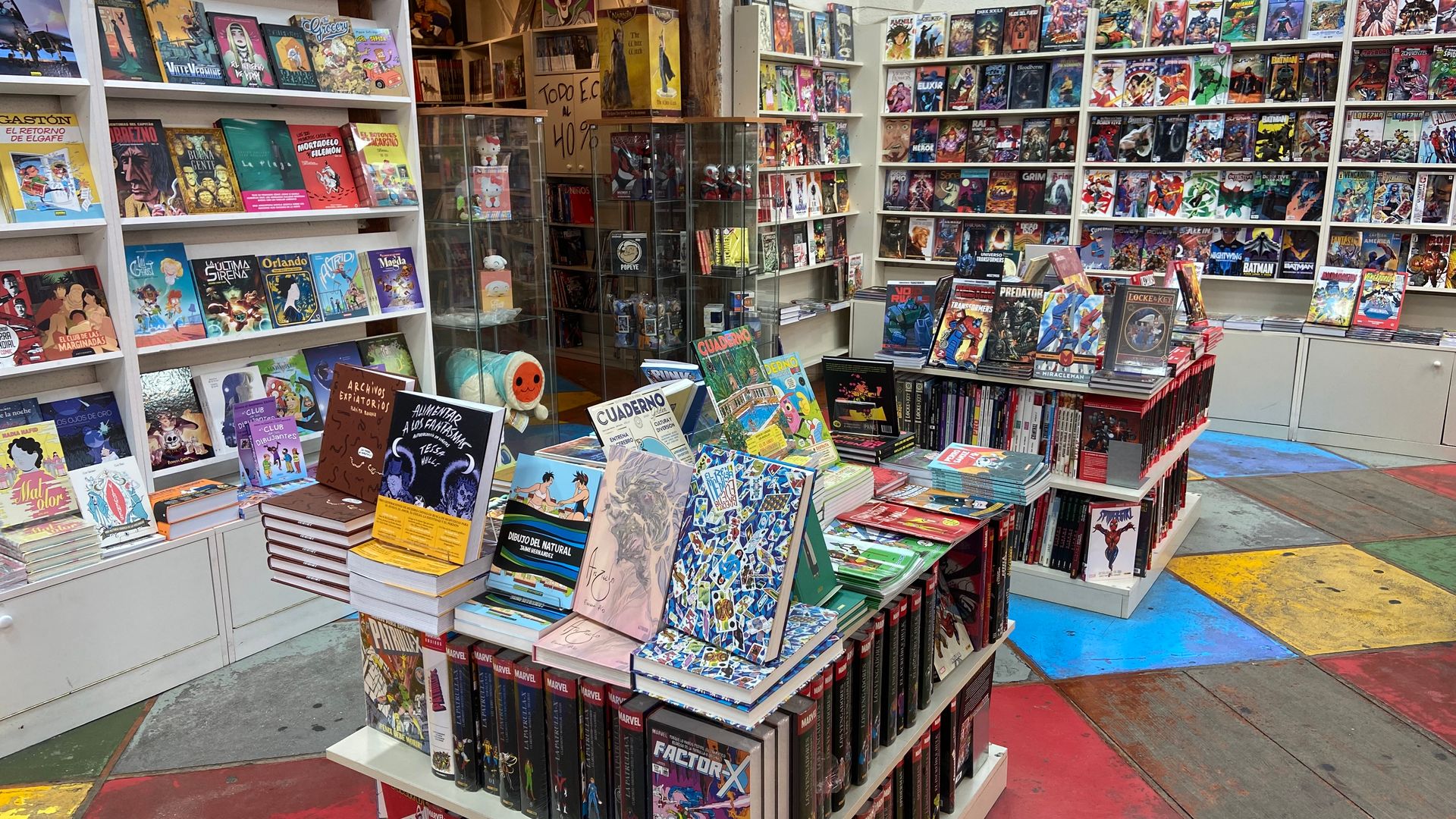 Tienda de cómics Generación X Tirso en Madrid