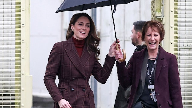 Princess of Wales, Kate Middleton Patron of Action for Children, during a visit to a mother and baby unit inside HMP Styal in Wilmslow,