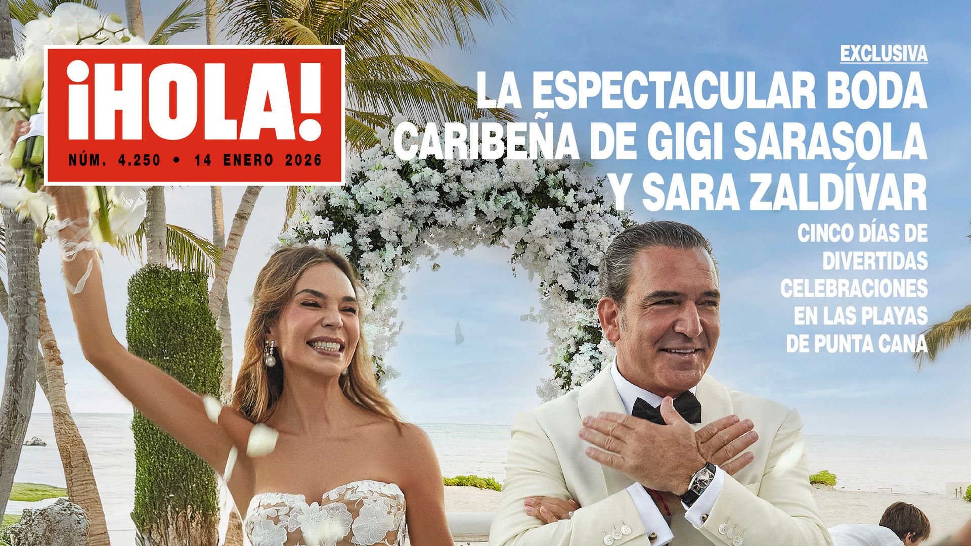 Adelanto exclusivo: La espectacular boda de Gigi Sarasola y Sara Zaldívar protagoniza la nueva portada de ¡HOLA!