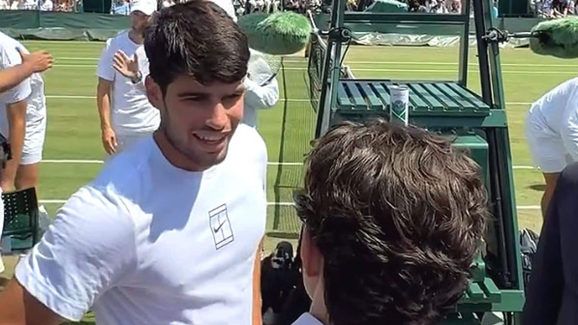 Tom Holland reta a Carlos Alcaraz a un deporte que no es el tenis: "Podría ganarme"