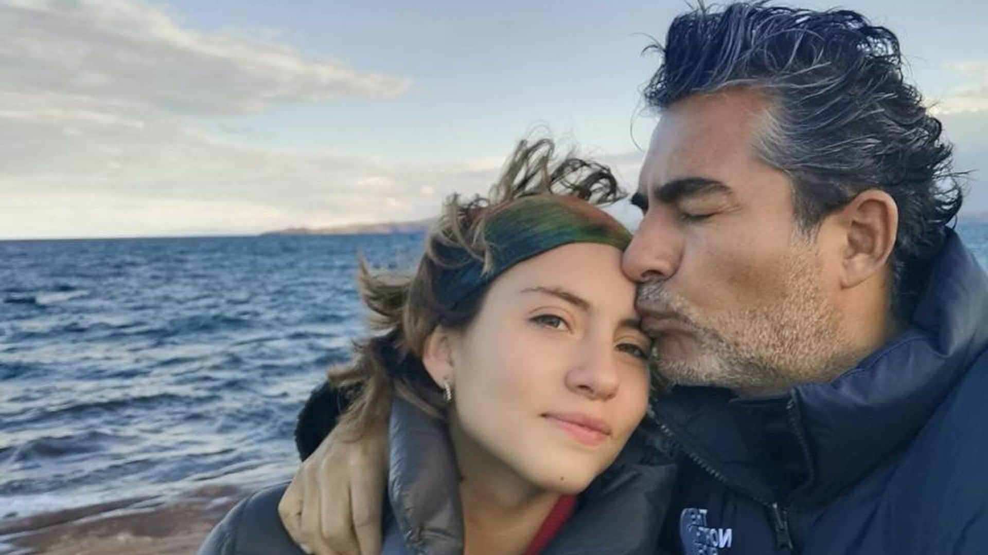 Raúl Araiza y su hija Camila