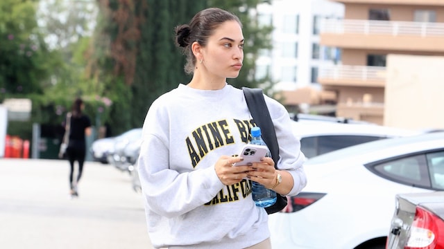 Shanina Shaik is seen leaving the gym