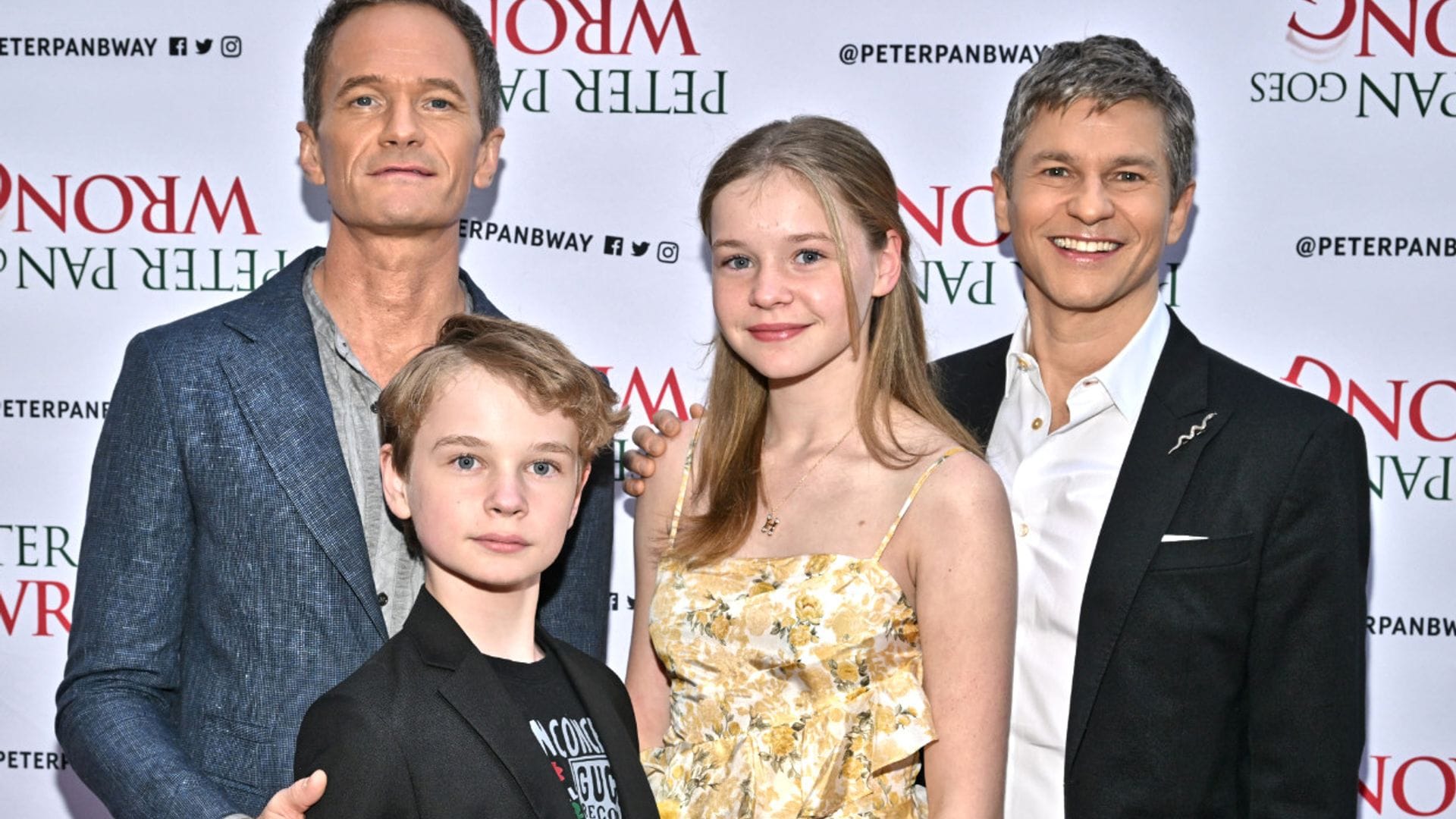 Las encantadoras imágenes de los hijos de Neil Patrick Harris y su marido en una emocionante noche para el actor
