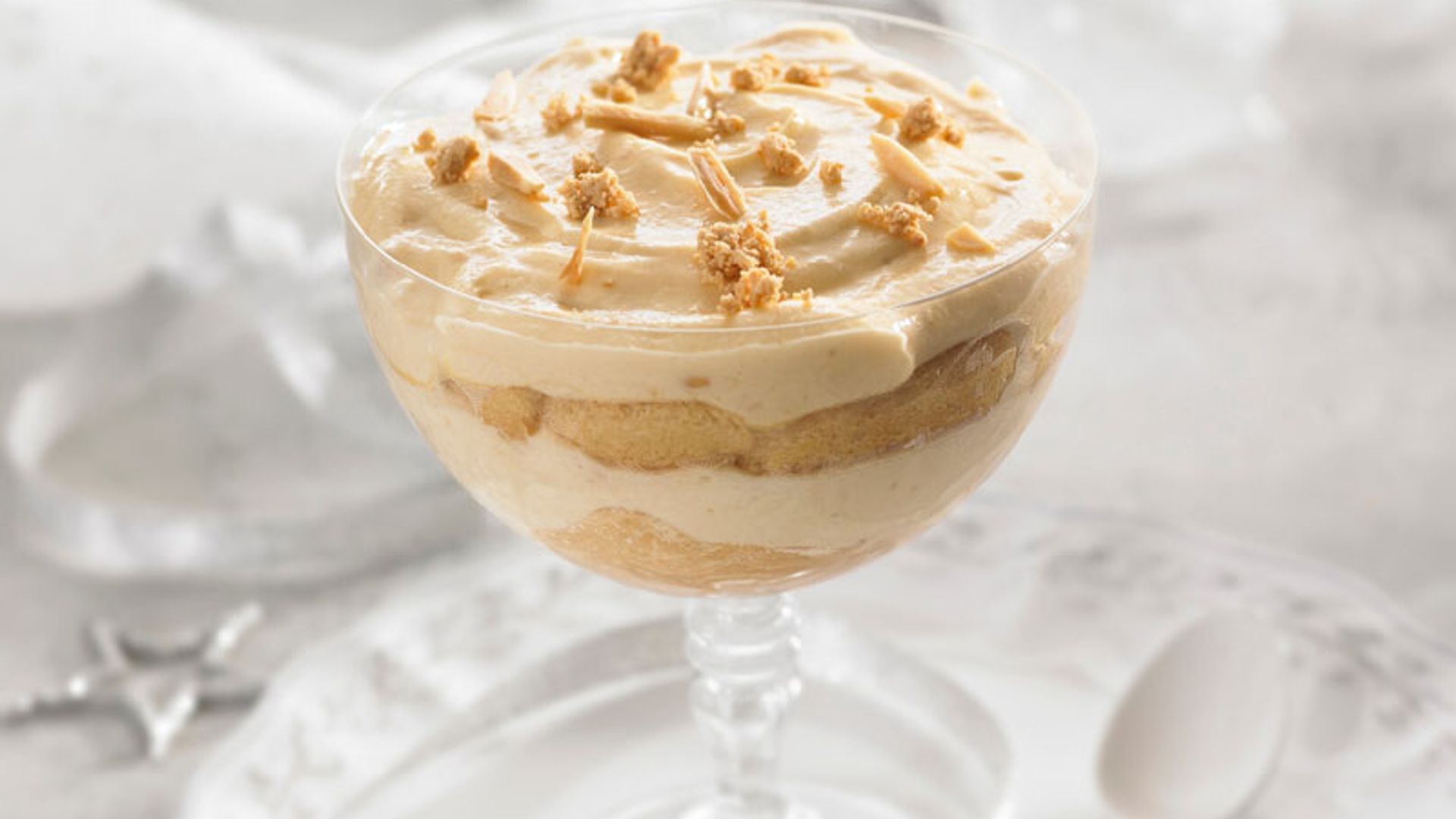 Tiramisú de turrón