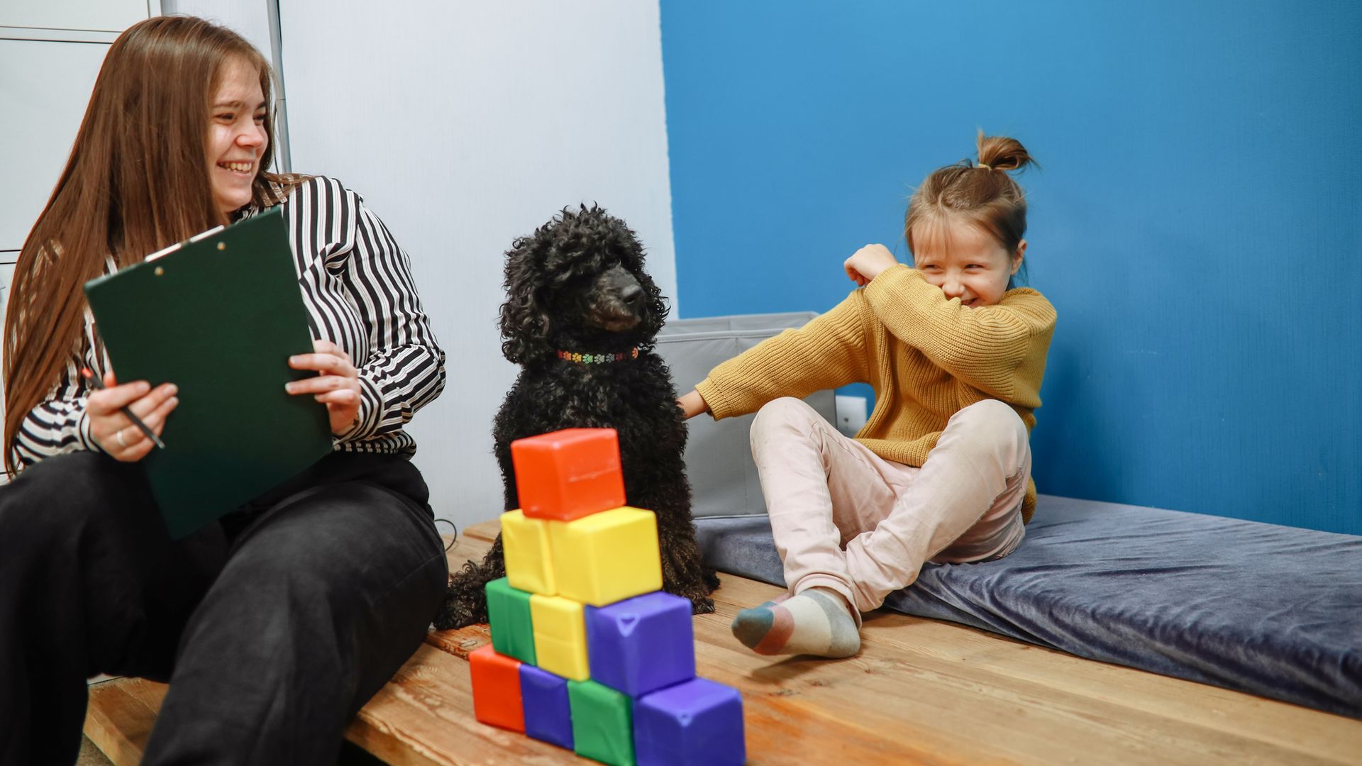 Terapia asistida con perros en niños con autismo