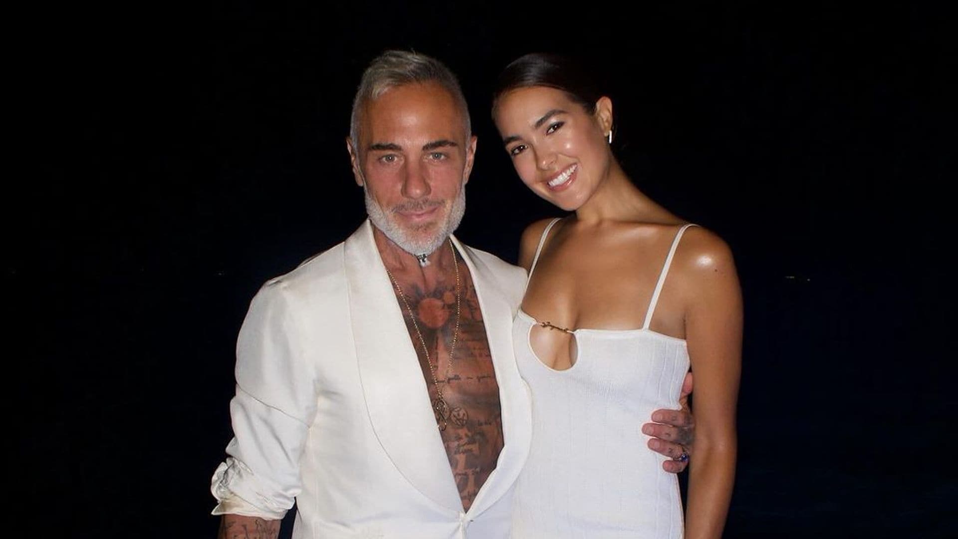 La lujosa travesía de Gianluca Vacchi y Sharon Fonseca a un exótico destino por el Año Nuevo