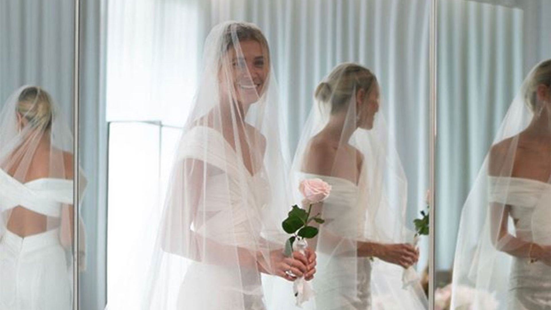 Carla Pereyra muestra fotos inéditas de su boda