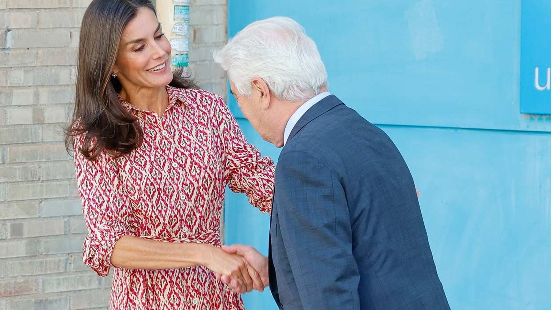 Último acto oficial de la reina Letizia antes de poner rumbo a Palma