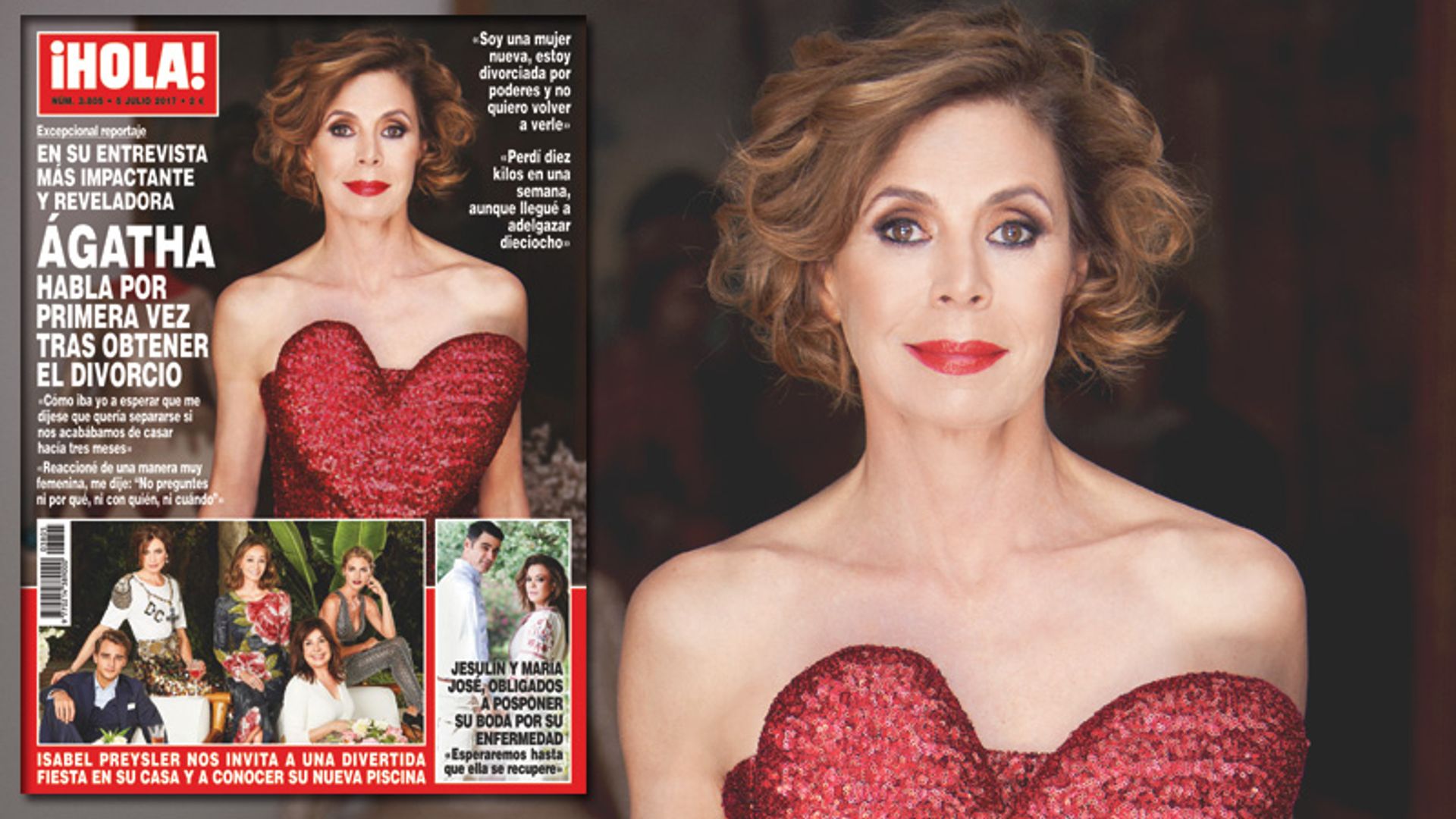 En ¡HOLA!, Ágatha Ruiz de la Prada, en su entrevista más impactante y reveladora, habla por primera vez tras obtener el divorcio