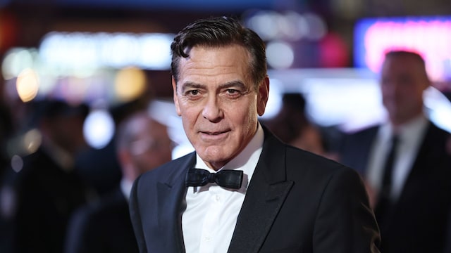 George Clooney en la noche de su debut en Broadway