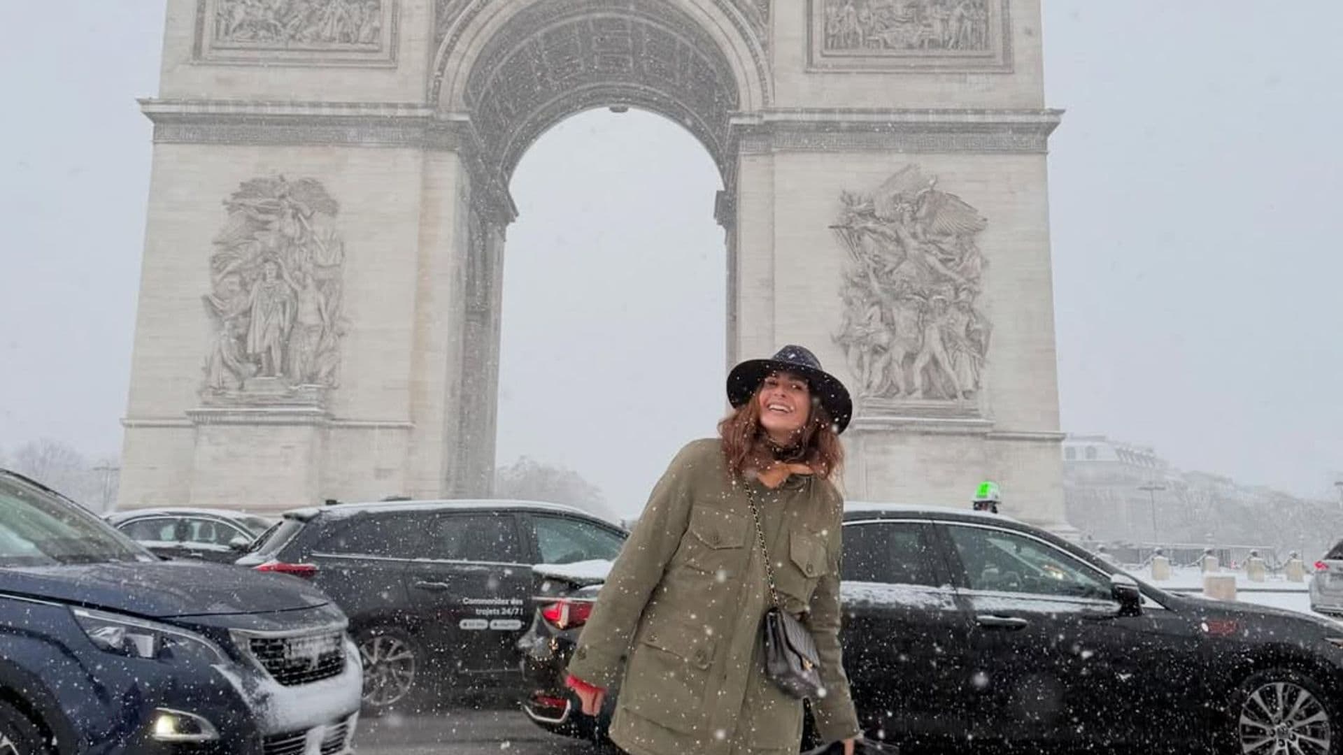 El viaje más especial de Nuria Roca y Juan del Val: París nevado y en familia