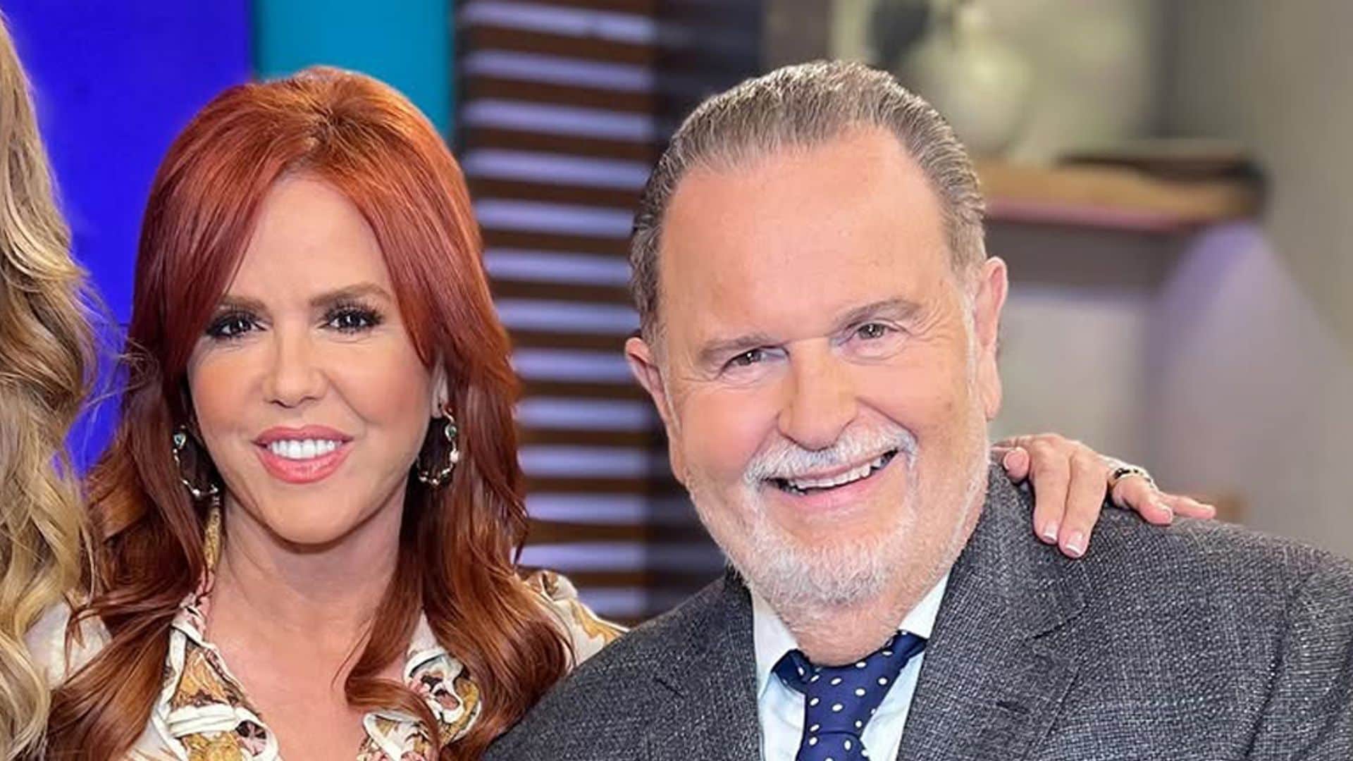 Raúl de Molina celebra junto a su inseparable amiga, María Celeste Arrarás, su estrella en Hollywood