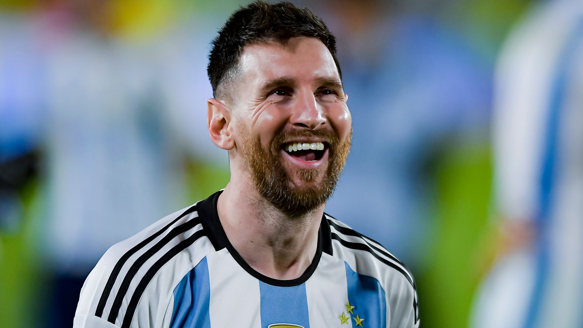 Lionel Messi en un juego contra Panamá en Buenos Aires, Argentina. 