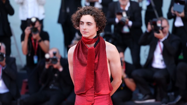 Timothée Chalamet en el Festival de Venecia 2022